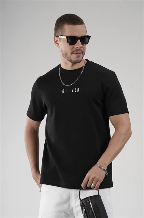 Wholesale Mens Black T-Shirt