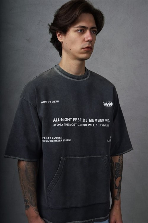 Wholesale Mens Black T-Shirt