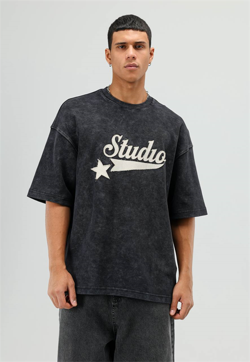Wholesale Mens Black T-Shirt