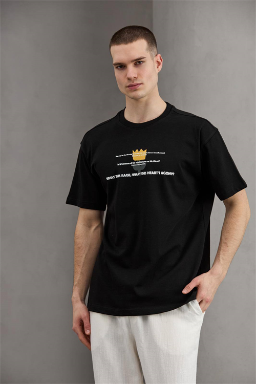 Wholesale Mens Black T-Shirt