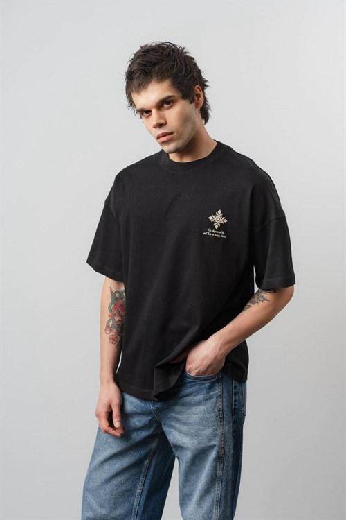 Wholesale Mens Black T-Shirt