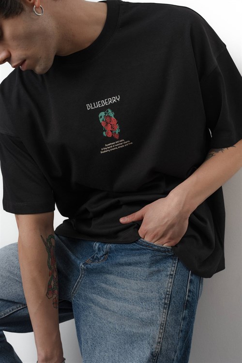 Wholesale Mens Black T-Shirt