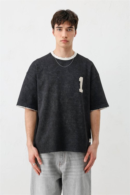 Wholesale Mens Black T-Shirt