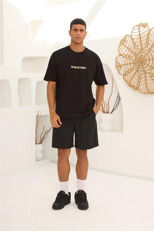 Wholesale Mens Black T-Shirt
