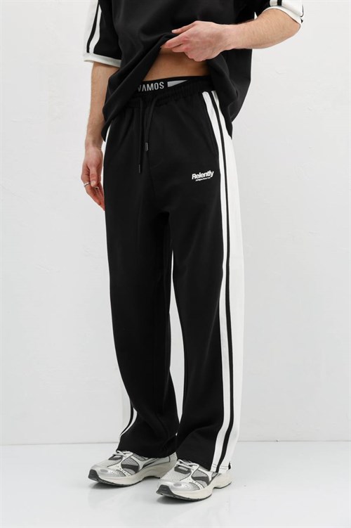 Wholesale Mens Black T-Shirt and Pants Set