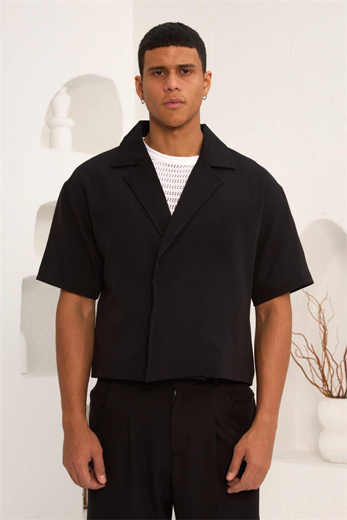 Wholesale Mens Black T-Shirt and Pants Set