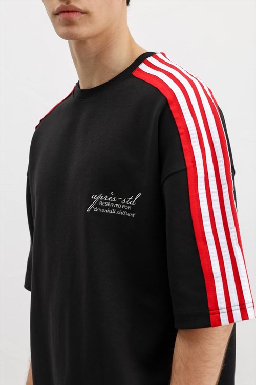 Wholesale Mens Black T-Shirt and Pants Set