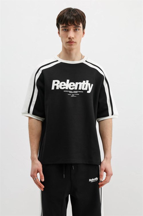 Wholesale Mens Black T-Shirt and Pants Set