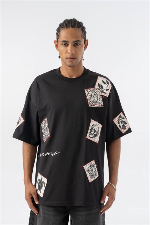 Wholesale Mens Black T-Shirt