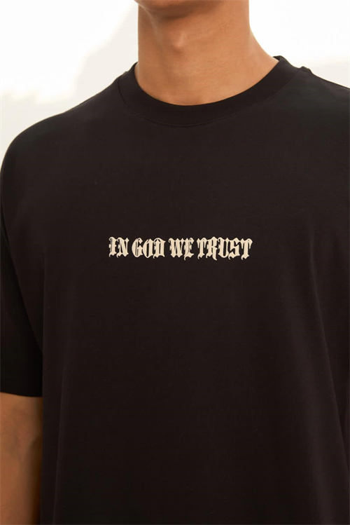 Wholesale Mens Black T-Shirt