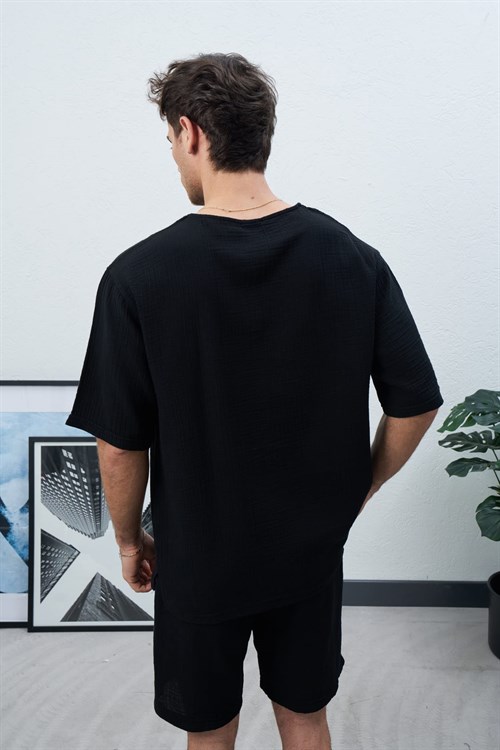 Wholesale Mens Black T-Shirt