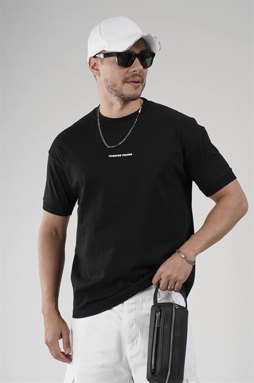 Wholesale Mens black T-Shirt