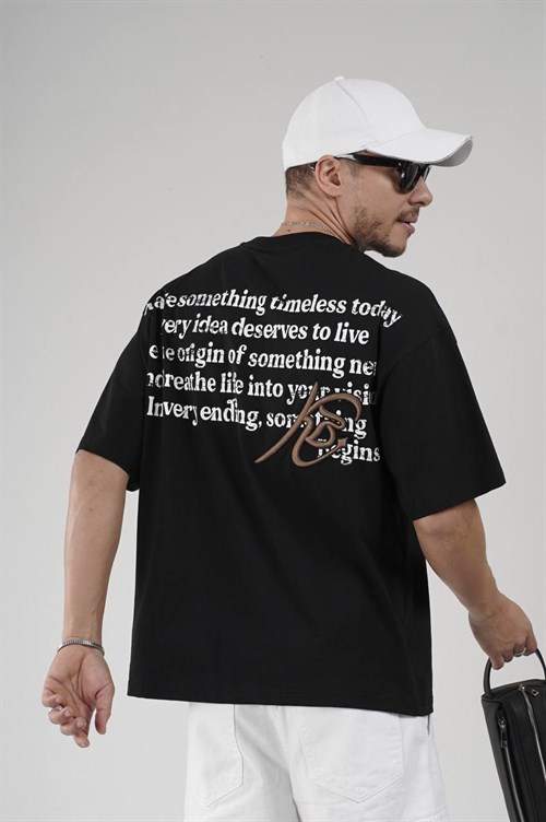 Wholesale Mens Black T-Shirt