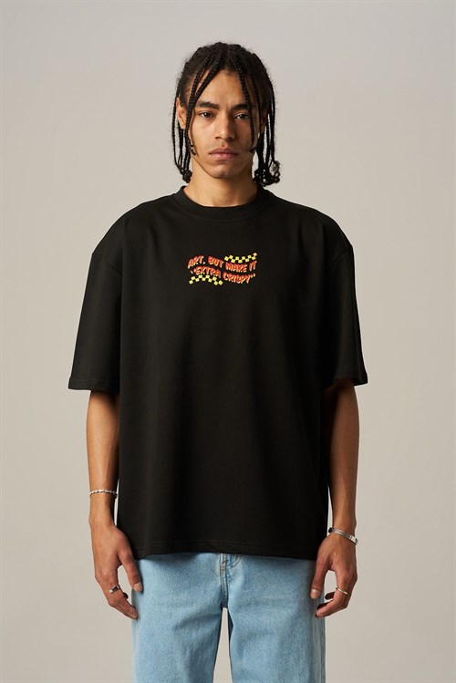 Wholesale Mens Black T-Shirt