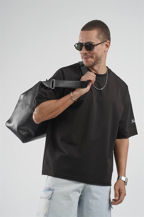 Wholesale Mens Black T-Shirt