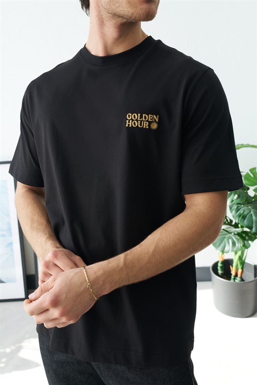 Wholesale Mens Black T-Shirt