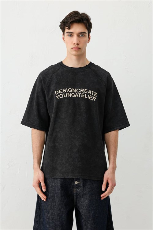 Wholesale Mens Black T-Shirt