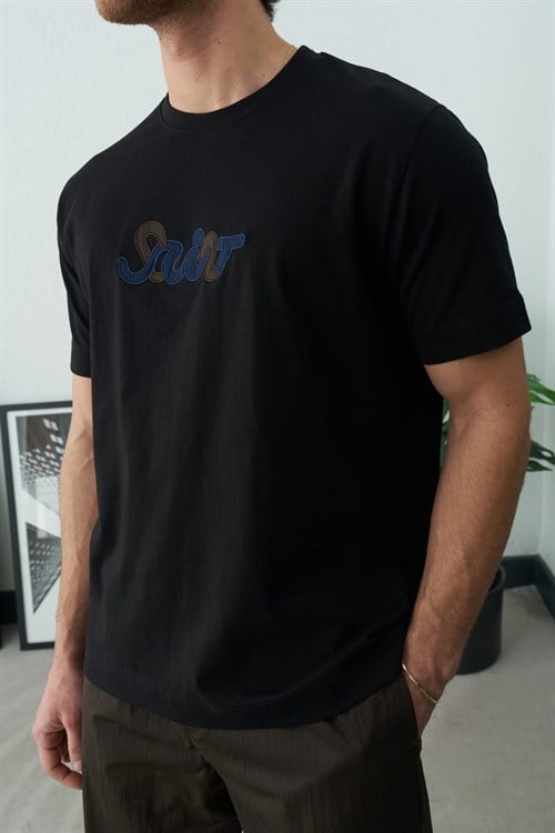 Wholesale Mens Black T-Shirt