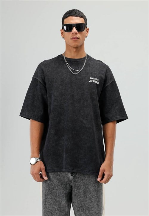 Wholesale Mens Black T-Shirt