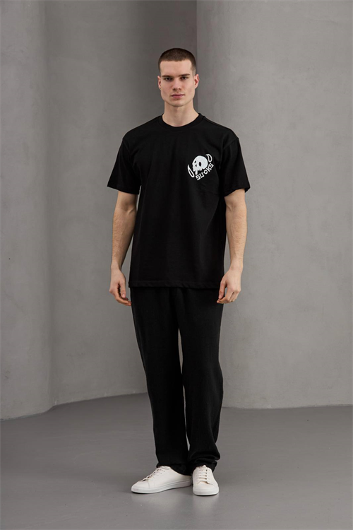 Wholesale Mens Black T-Shirt