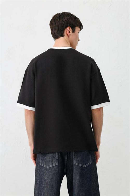 Wholesale Mens Black T-Shirt
