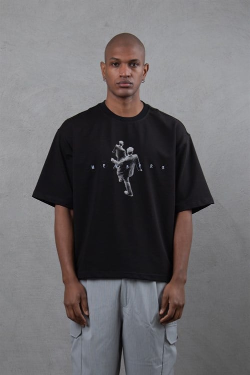 Wholesale Mens Black T-Shirt