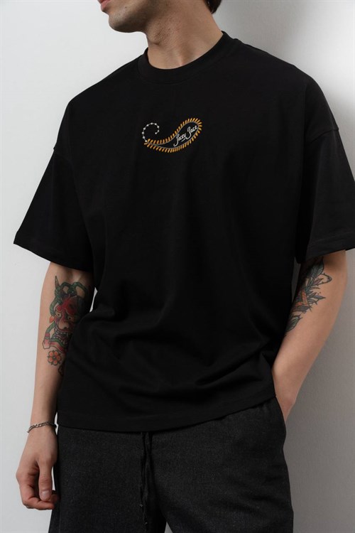 Wholesale Mens Black T-Shirt