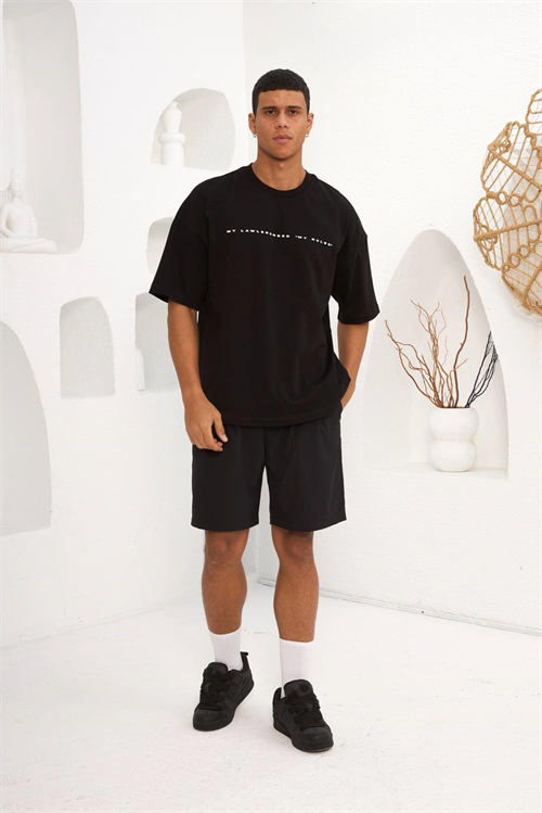 Wholesale Mens Black T-Shirt