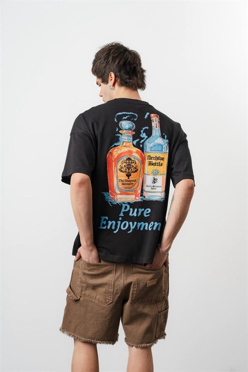 Wholesale Mens Black T-Shirt