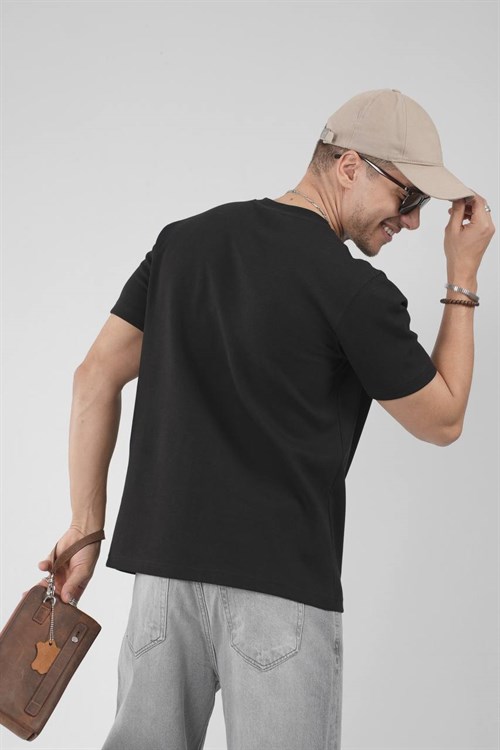 Wholesale Mens Black T-Shirt