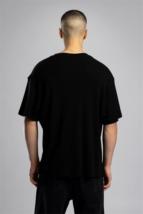 Wholesale Mens Black Thin T-shirt