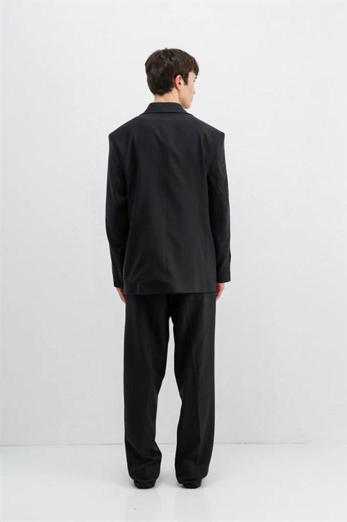 Wholesale Mens Black Two-Piece Suit