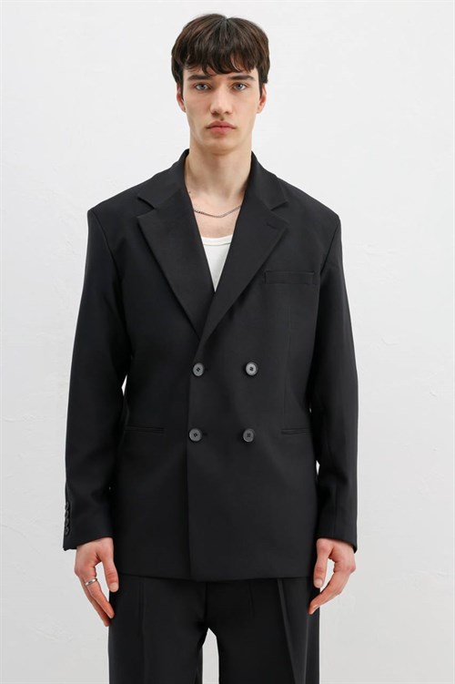 Wholesale Mens Black Two-Piece Suit