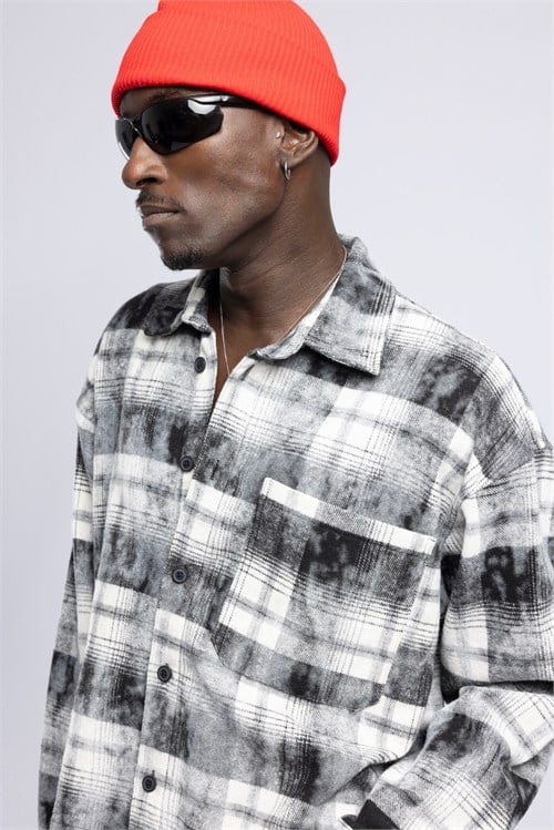 Wholesale Mens Black Washed Shirt 