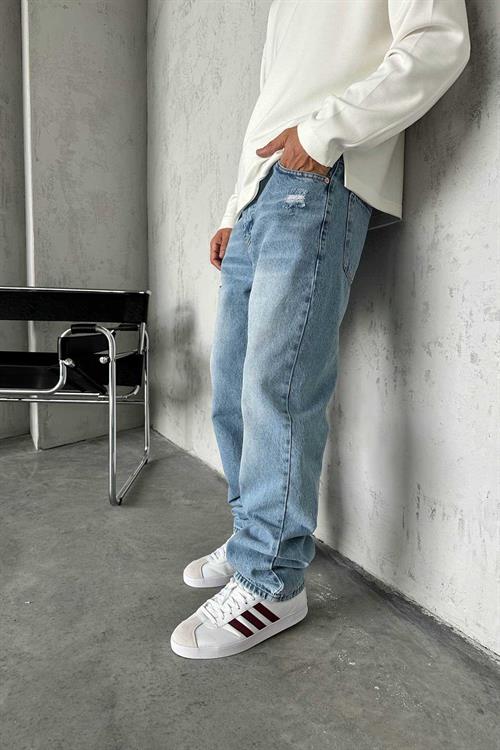 Wholesale Mens Blue Baggy Jeans