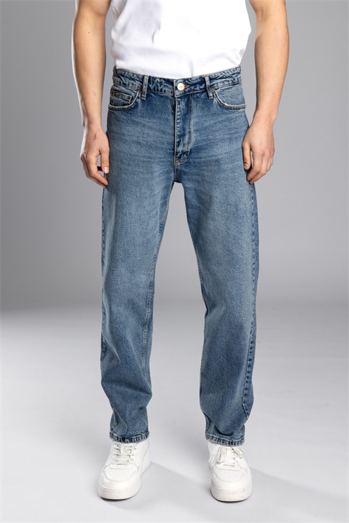 Wholesale Mens Blue Baggy Jeans