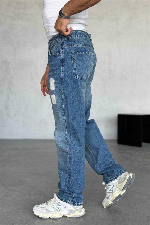 Wholesale Mens Blue Baggy Jeans