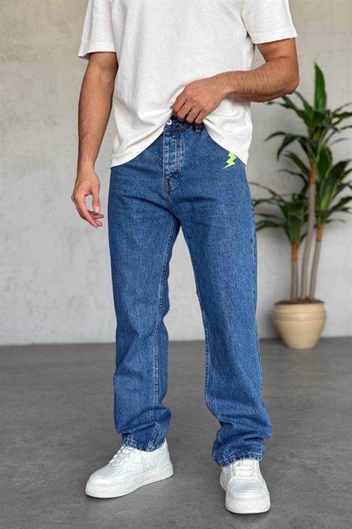 Wholesale Mens Blue Baggy Jeans