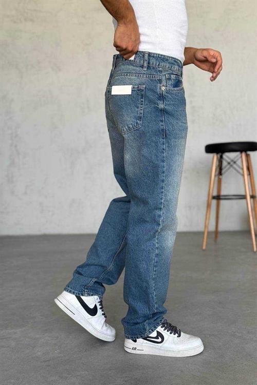 Wholesale Mens Blue Baggy Jeans