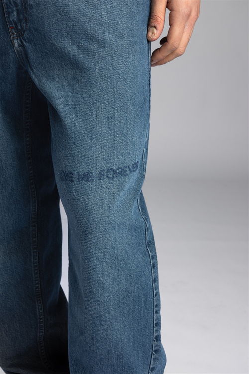 Wholesale Mens Blue Baggy Jeans