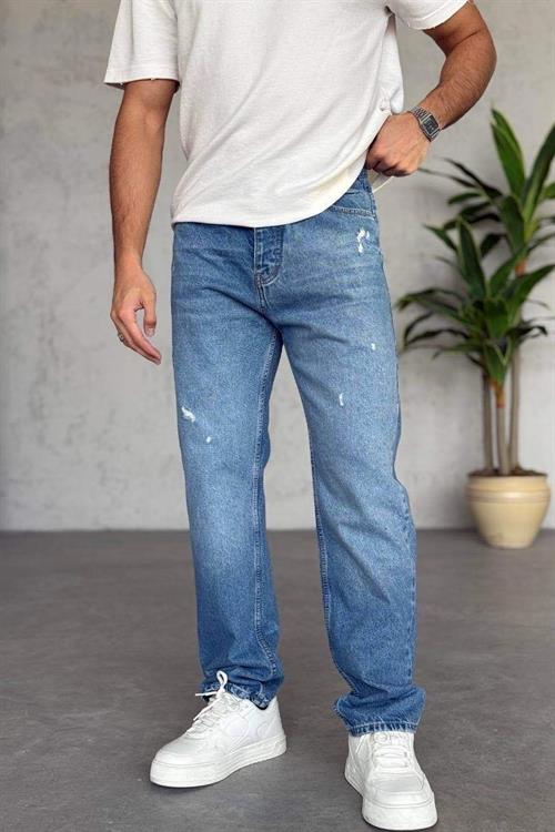 Wholesale Mens Blue Baggy Jeans