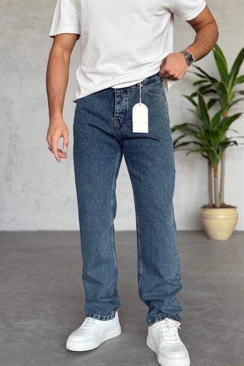 Wholesale Mens Blue Baggy Jeans