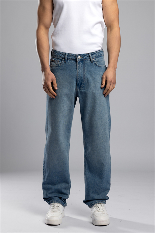 Wholesale Mens Blue Baggy Jeans