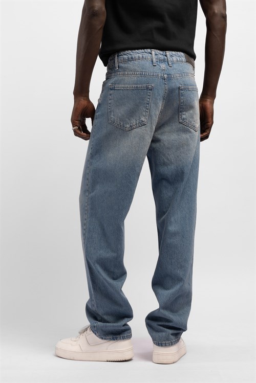 Wholesale Mens Blue Baggy Jeans