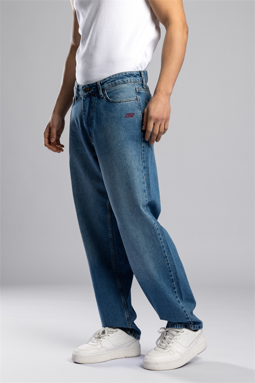 Wholesale Mens Blue Baggy Jeans