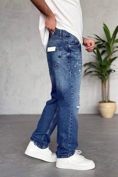 Wholesale Mens Blue Baggy Jeans