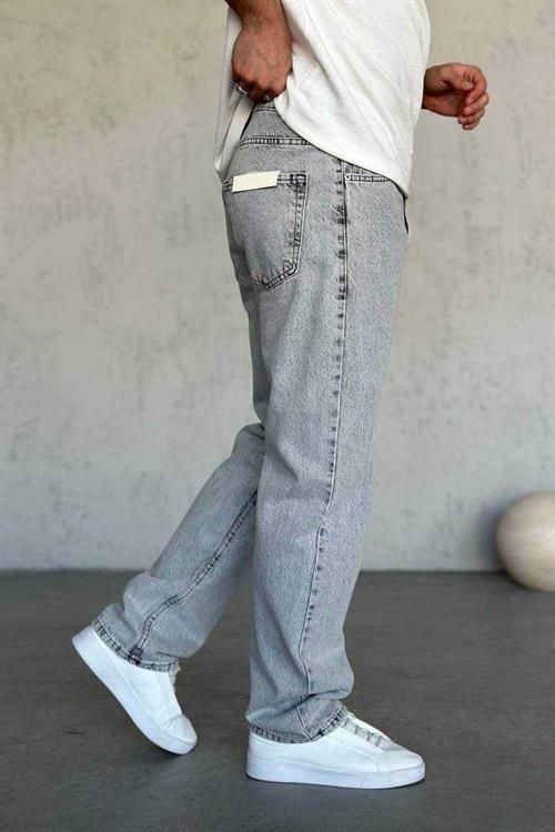 Wholesale Mens Gray Baggy Jeans
