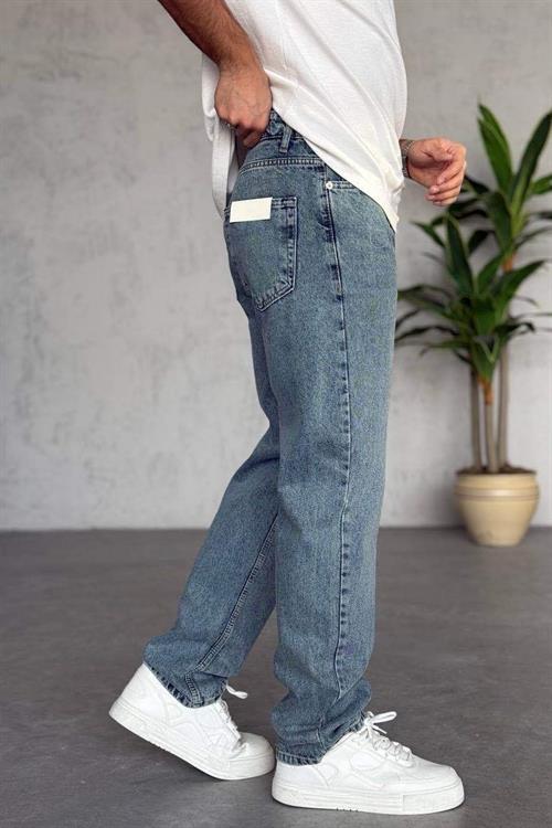 Wholesale Mens Blue Baggy Jeans