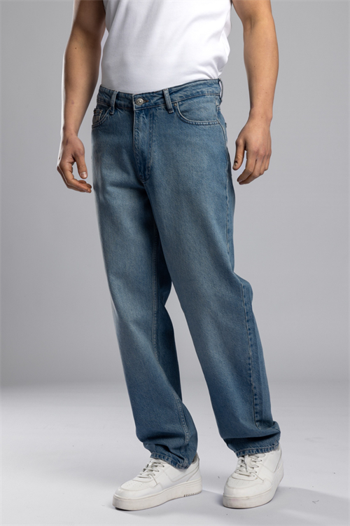 Wholesale Mens Blue Baggy Jeans