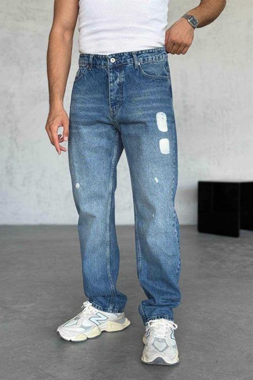 Wholesale Mens Blue Baggy Jeans